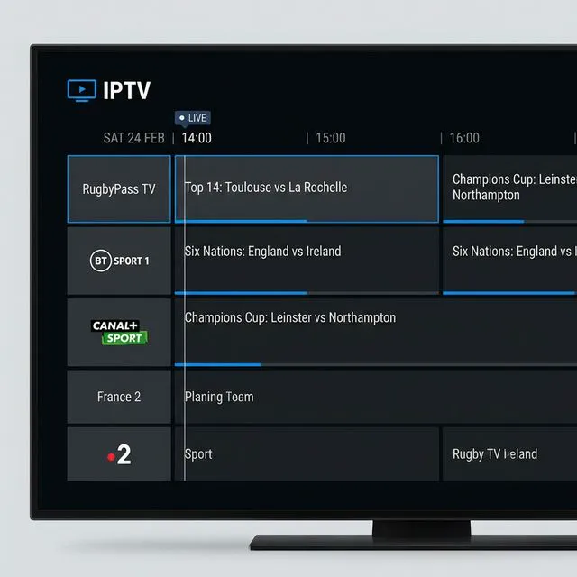 Regarder le rugby en streaming IPTV HD et 4K
