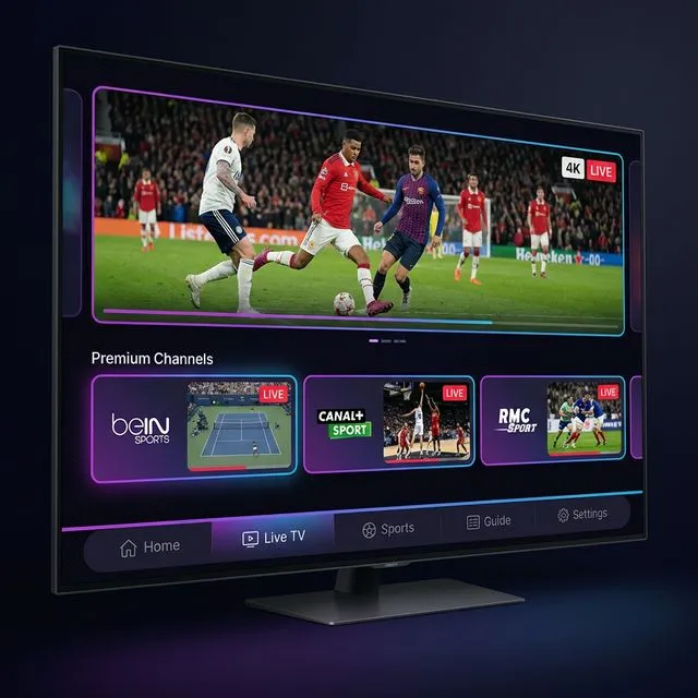 BeIN Sports Canal+ RMC Sport chaînes IPTV 4K Live