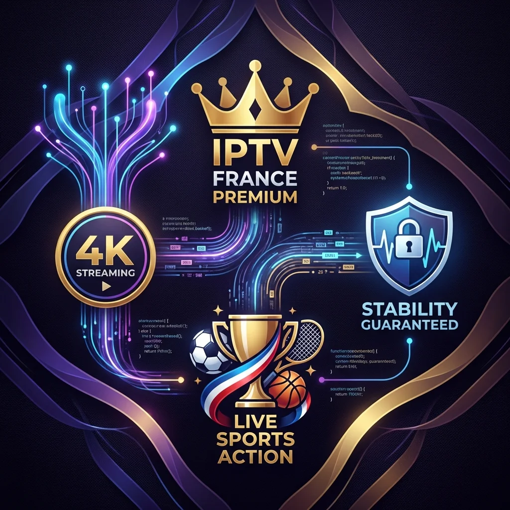 IPTV France Premium - 4K Streaming, Stabilité Garantie, Sport en Direct